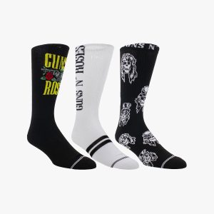 Guns N Roses 3 Pack Socks