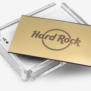 Double Card Deck in Golden Mirror