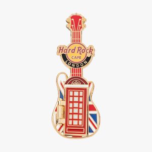 London Hinged Phone Booth Guitar Pin
